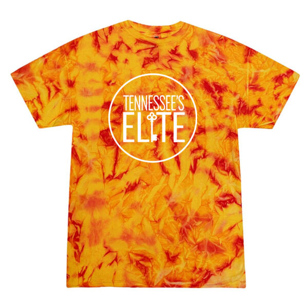 TN Elite Circle Tie Dye - Unisex Multi-Color Tie-Dyed T-Shirt Thumbnail