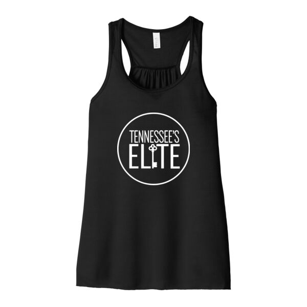 TN Elite Circle Premium- Women's Flowy Racerback Tank Thumbnail