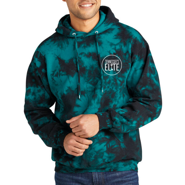 TN Elite Circle Premium - Crystal Tie Dye Pullover Hoodie Thumbnail